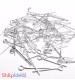 Eye Pins 20mm - Silver - Pack of 50